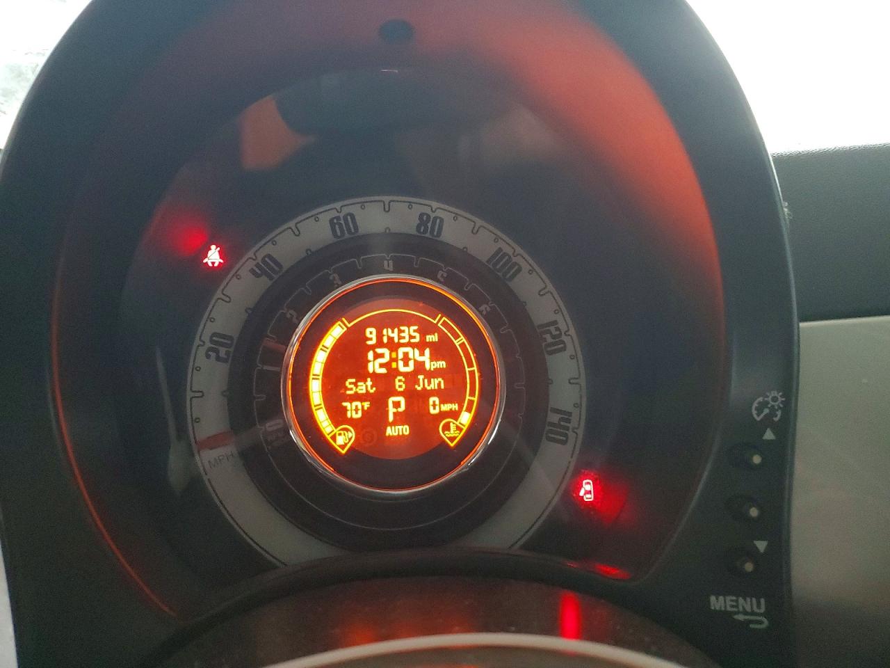 2014 Fiat 500 Silver vin: 3C3CFFAR5ET241496