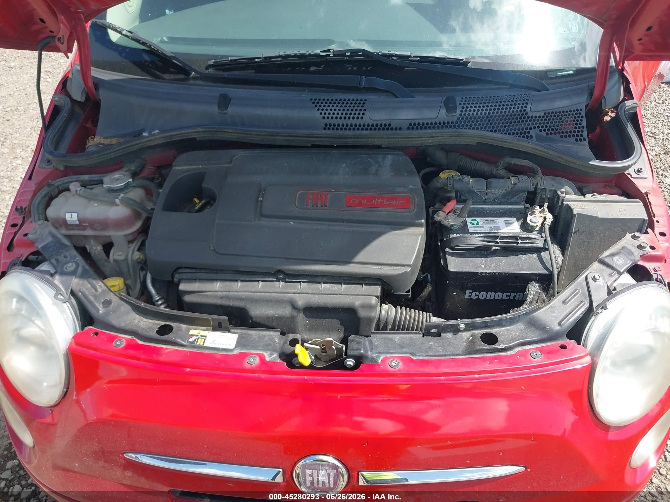 2015 Fiat 500 Pop Red vin: 3C3CFFAR5FT568921