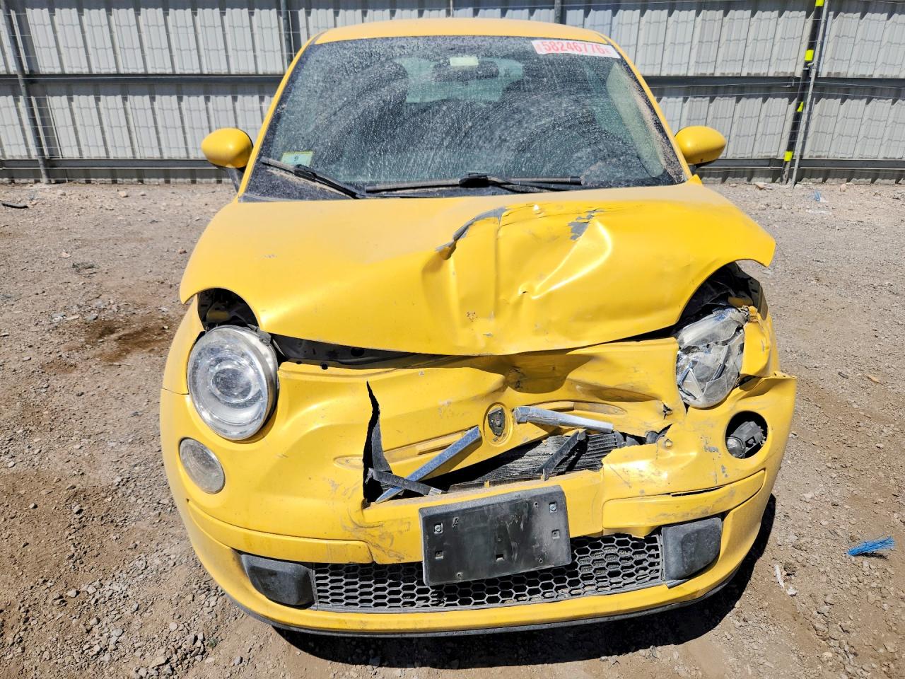 2015 Fiat 500 Pop Yellow vin: 3C3CFFAR5FT653192