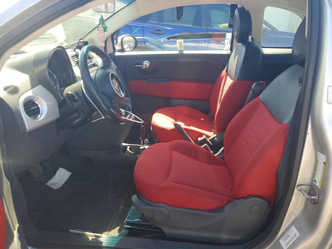 2012 Fiat 500 Pop Silver vin: 3C3CFFAR7CT270382