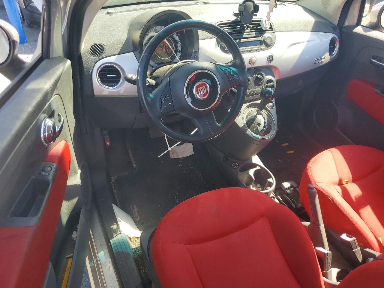 2012 Fiat 500 Pop Silver vin: 3C3CFFAR7CT270382
