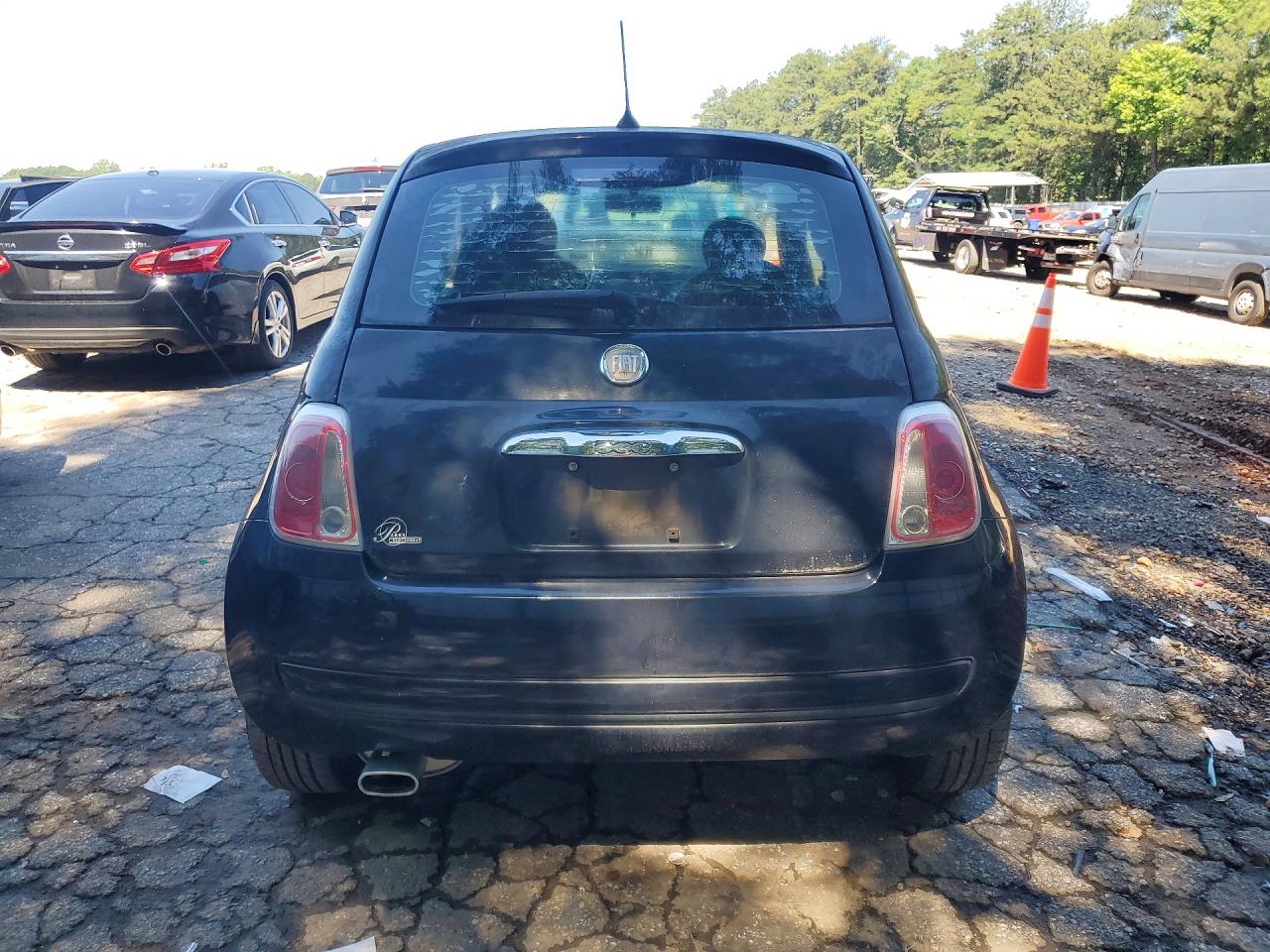2013 Fiat 500 Pop Black vin: 3C3CFFAR7DT534296
