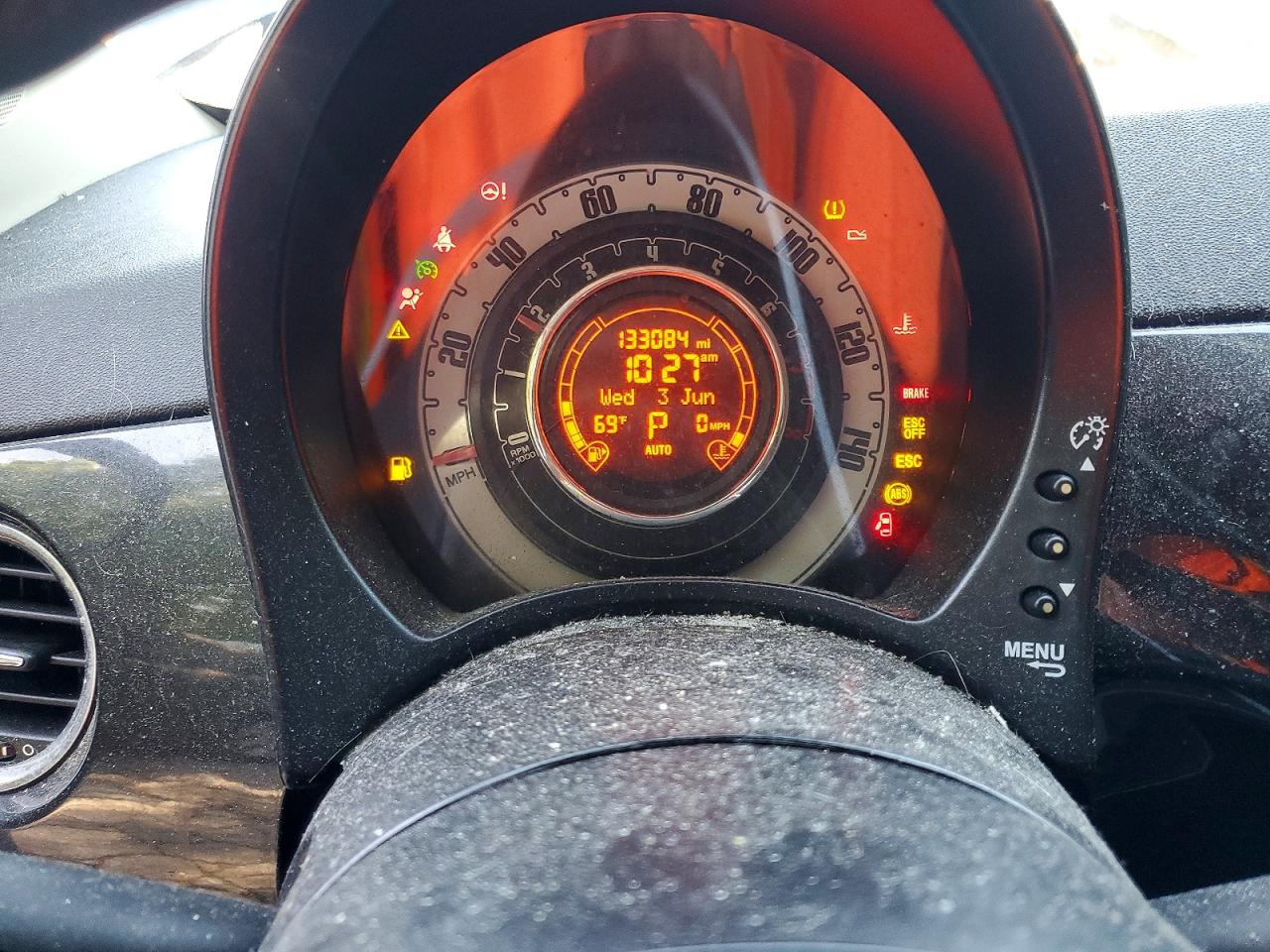 2013 Fiat 500 Pop Black vin: 3C3CFFAR7DT534296