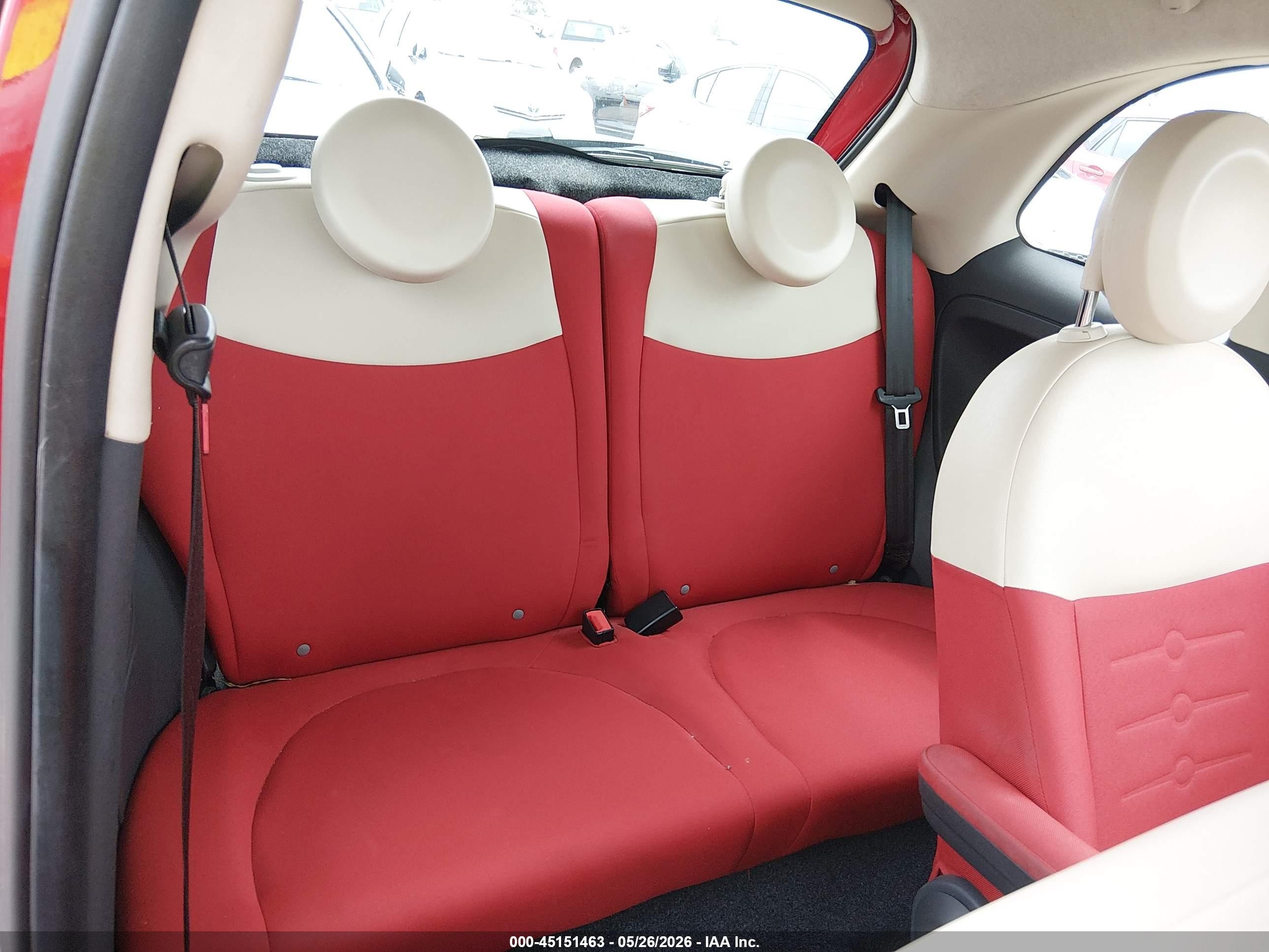 2013 Fiat 500 Pop Red vin: 3C3CFFAR7DT560414