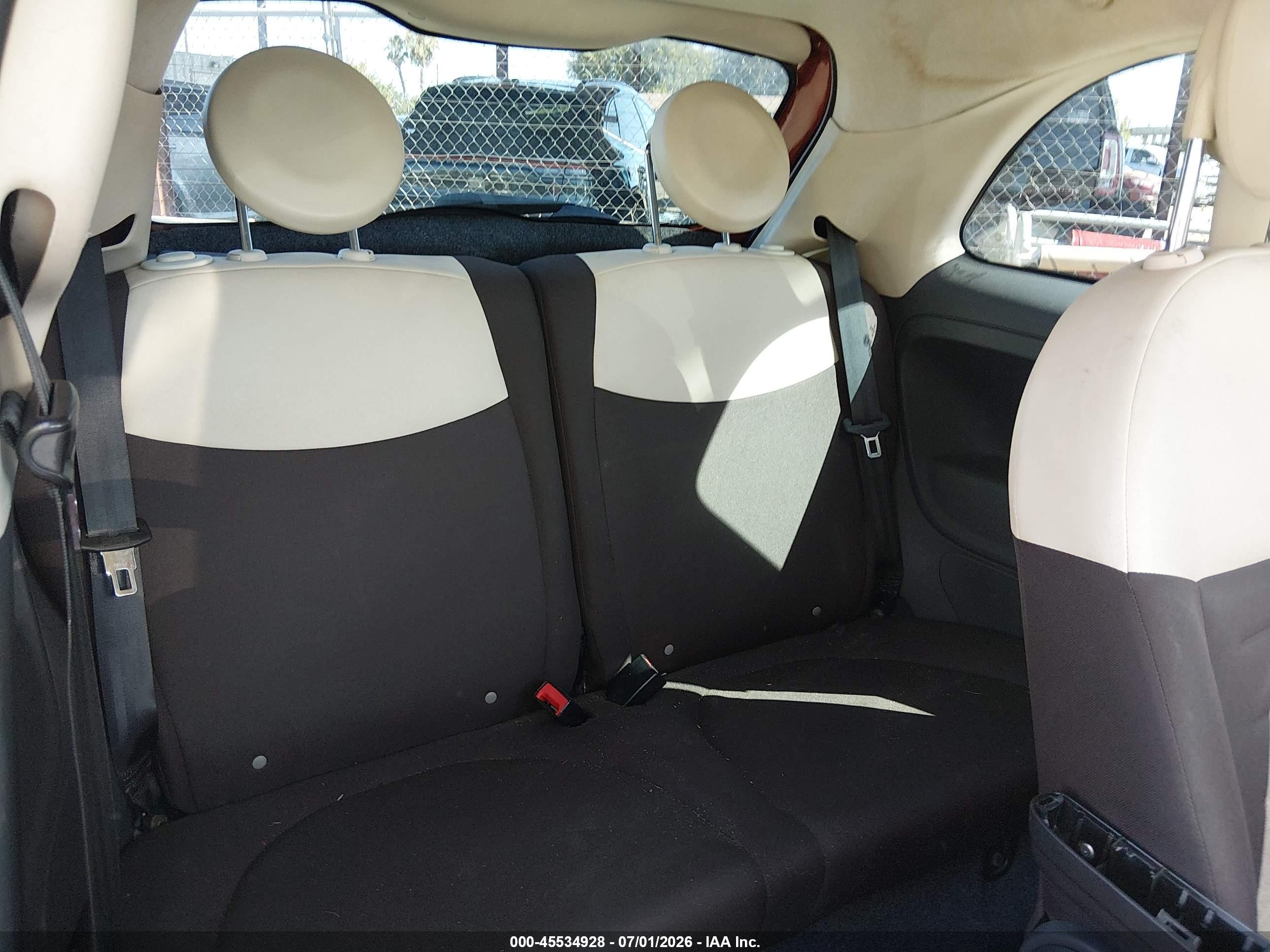 2013 Fiat 500 Pop Orange vin: 3C3CFFAR7DT628808