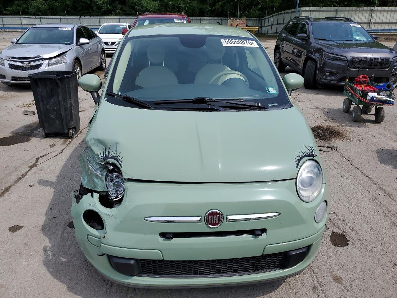 2014 Fiat 500 Pop Green vin: 3C3CFFAR7ET184976