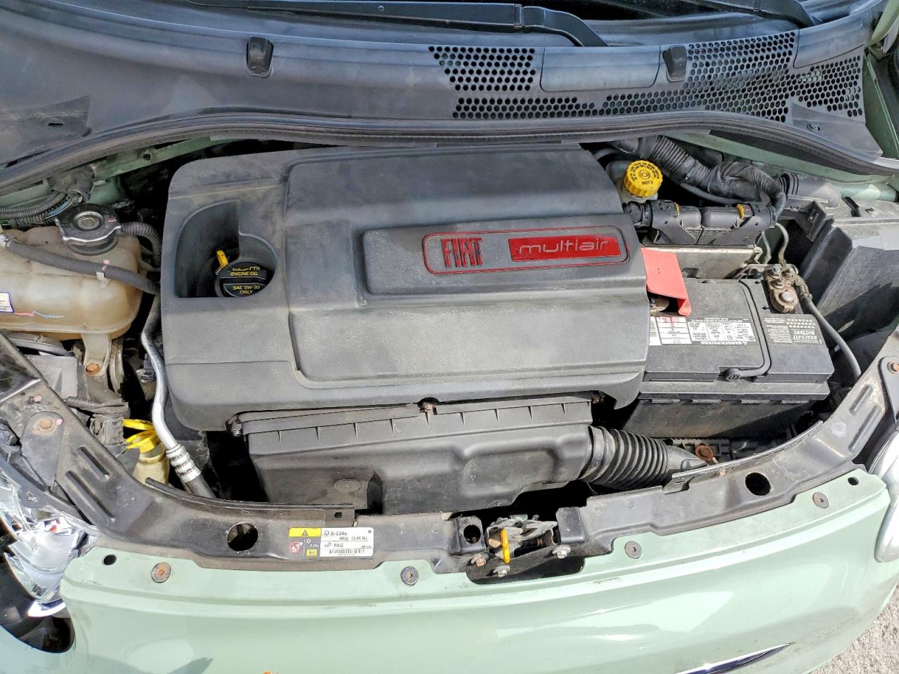 2014 Fiat 500 Pop Green vin: 3C3CFFAR7ET184976