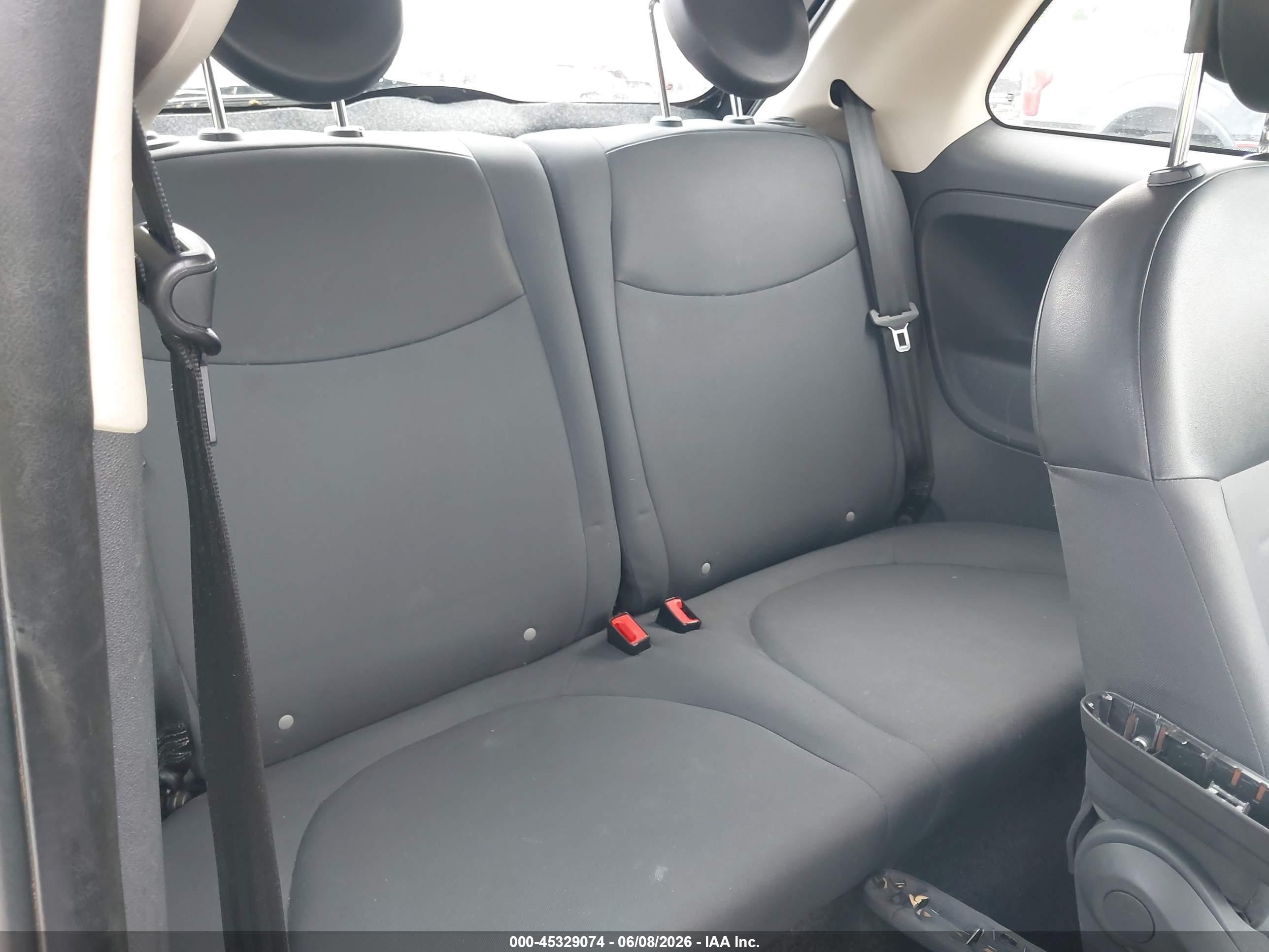2012 Fiat 500 Pop Black vin: 3C3CFFAR8CT277292