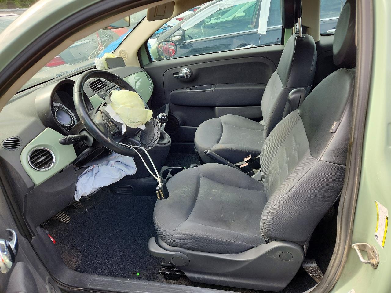 2012 Fiat 500 Pop Green vin: 3C3CFFAR8CT295985