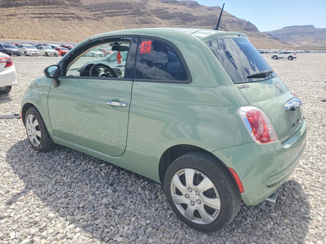 2014 Fiat 500 Pop Green vin: 3C3CFFAR8ET174375