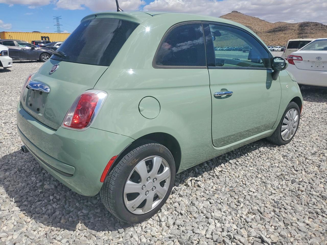 2014 Fiat 500 Pop Green vin: 3C3CFFAR8ET174375