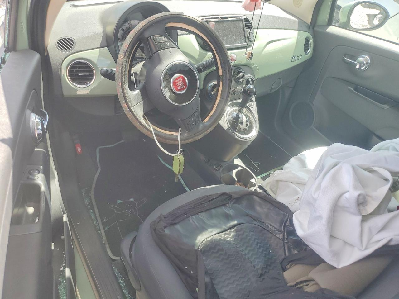 2014 Fiat 500 Pop Green vin: 3C3CFFAR8ET174375