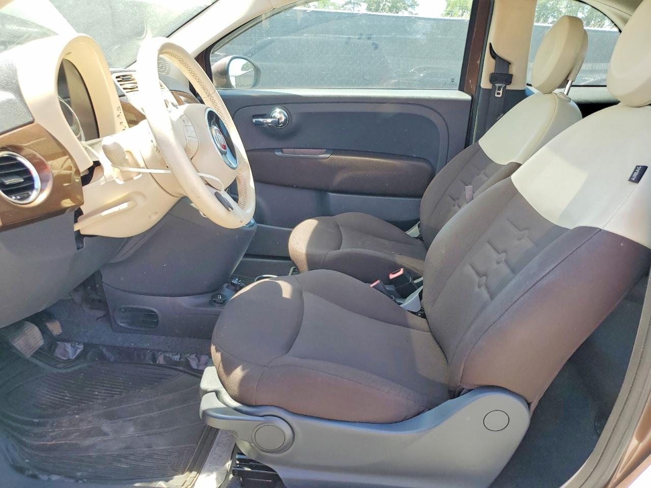 2015 Fiat 500 Pop Brown vin: 3C3CFFAR8FT502167