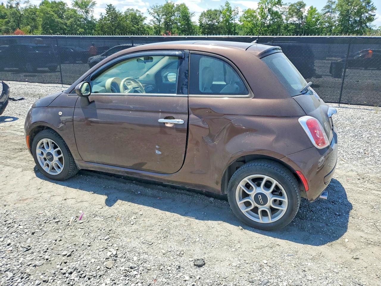 2015 Fiat 500 Pop Brown vin: 3C3CFFAR8FT502167