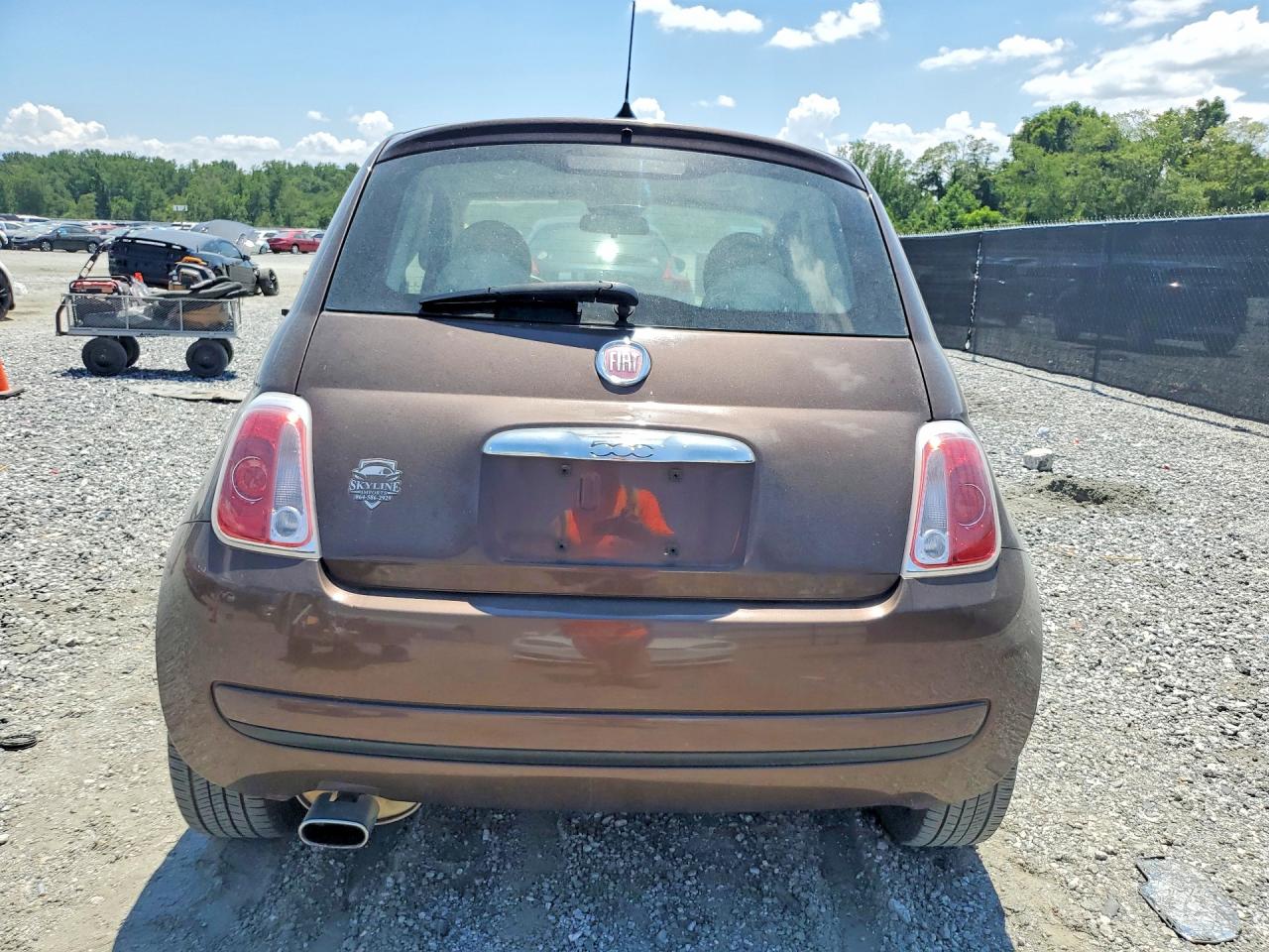 2015 Fiat 500 Pop Brown vin: 3C3CFFAR8FT502167