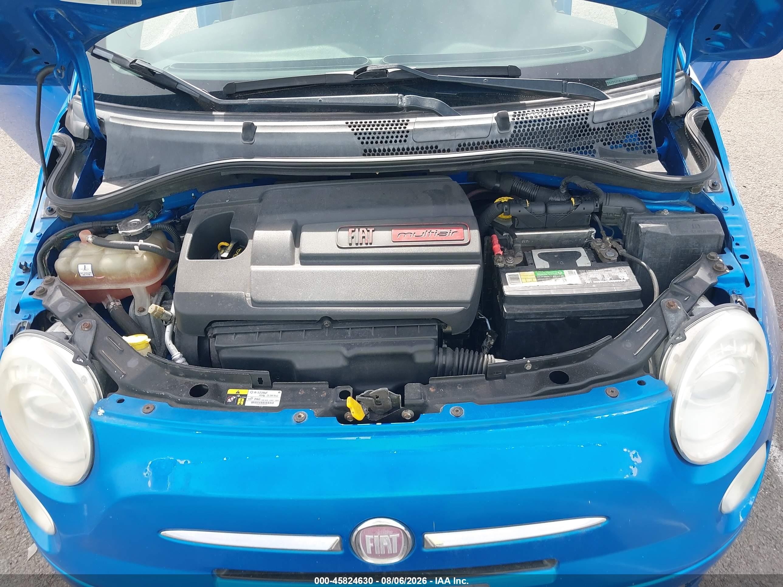 2015 Fiat 500 Pop Blue vin: 3C3CFFAR8FT558531
