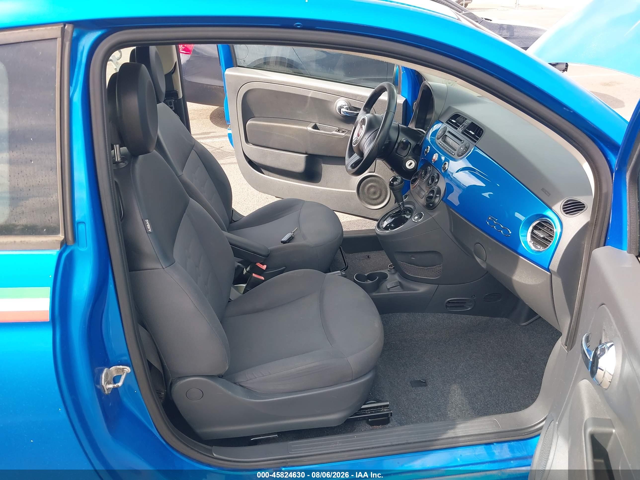 2015 Fiat 500 Pop Blue vin: 3C3CFFAR8FT558531