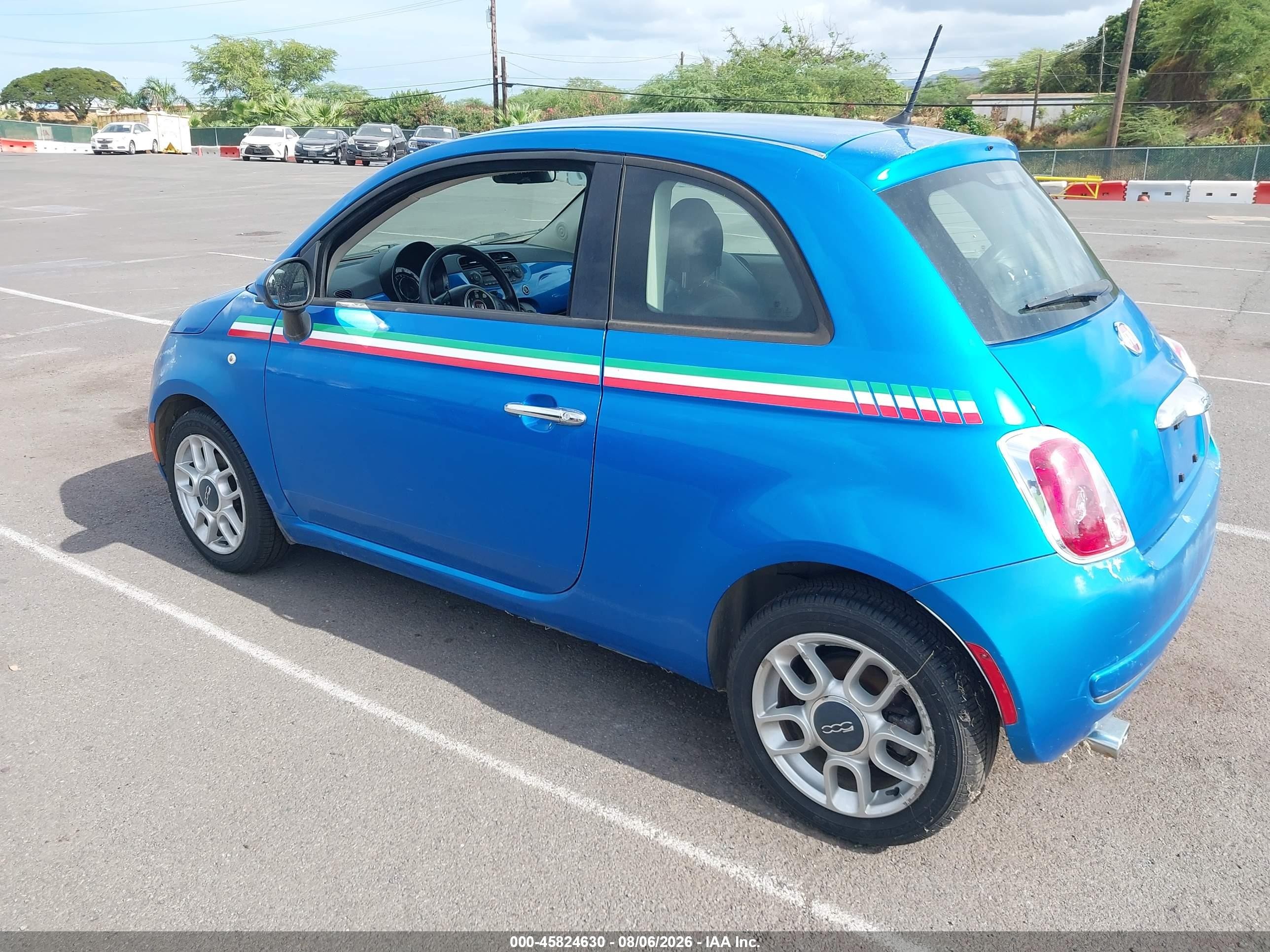 2015 Fiat 500 Pop Blue vin: 3C3CFFAR8FT558531