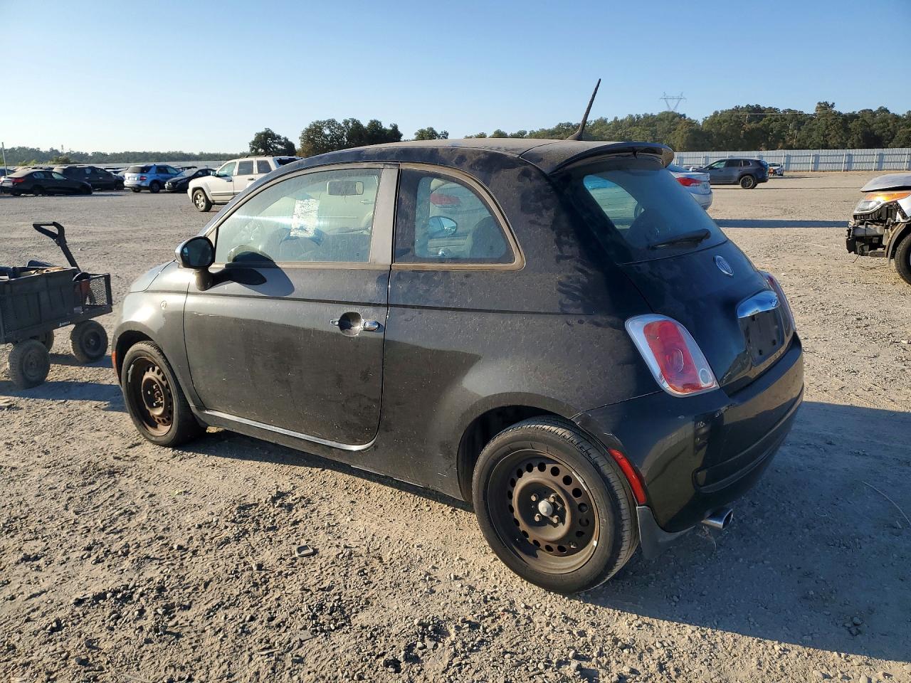 2013 Fiat 500 Pop Gray vin: 3C3CFFAR9DT673961