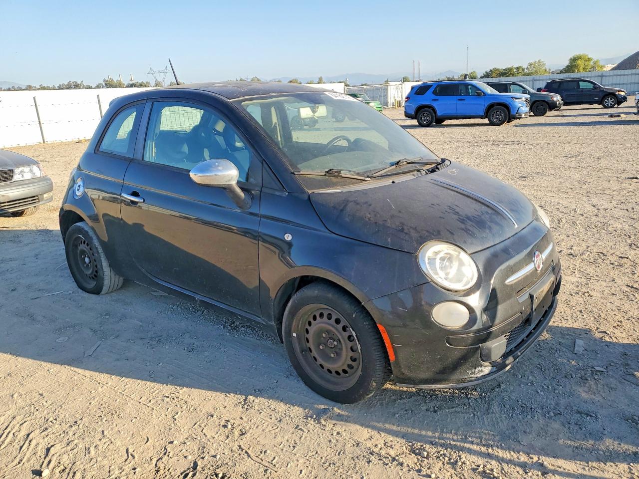 2013 Fiat 500 Pop Gray vin: 3C3CFFAR9DT673961
