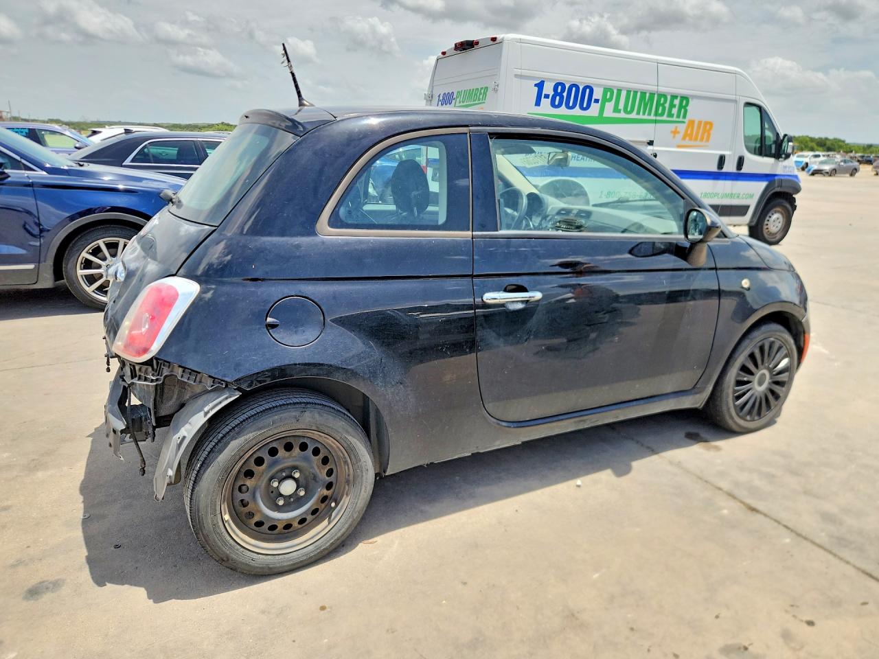 2013 Fiat 500 Pop Черный vin: 3C3CFFAR9DT751932