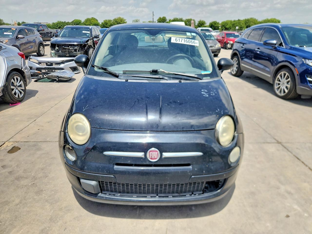 2013 Fiat 500 Pop Черный vin: 3C3CFFAR9DT751932