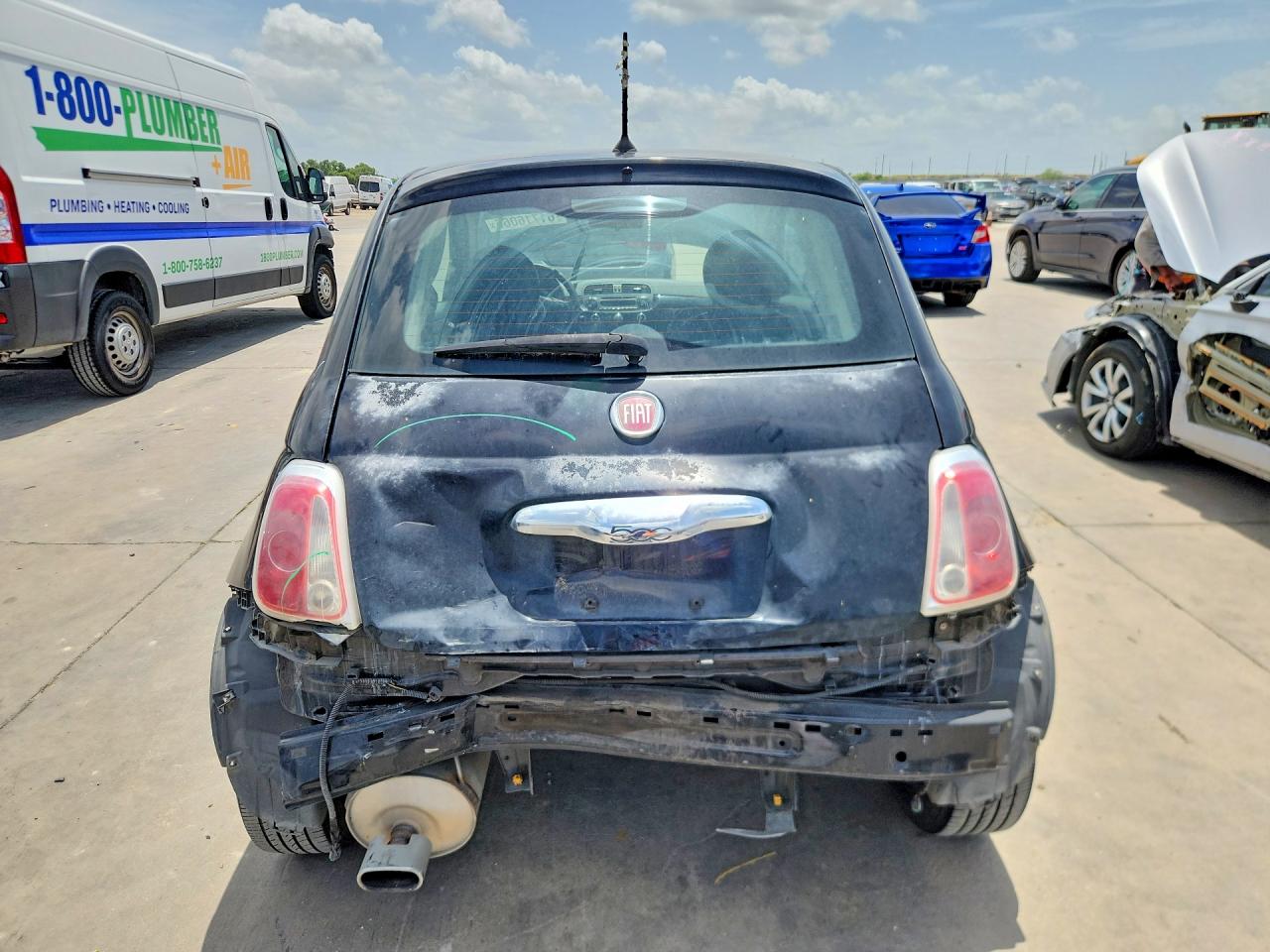 2013 Fiat 500 Pop Черный vin: 3C3CFFAR9DT751932