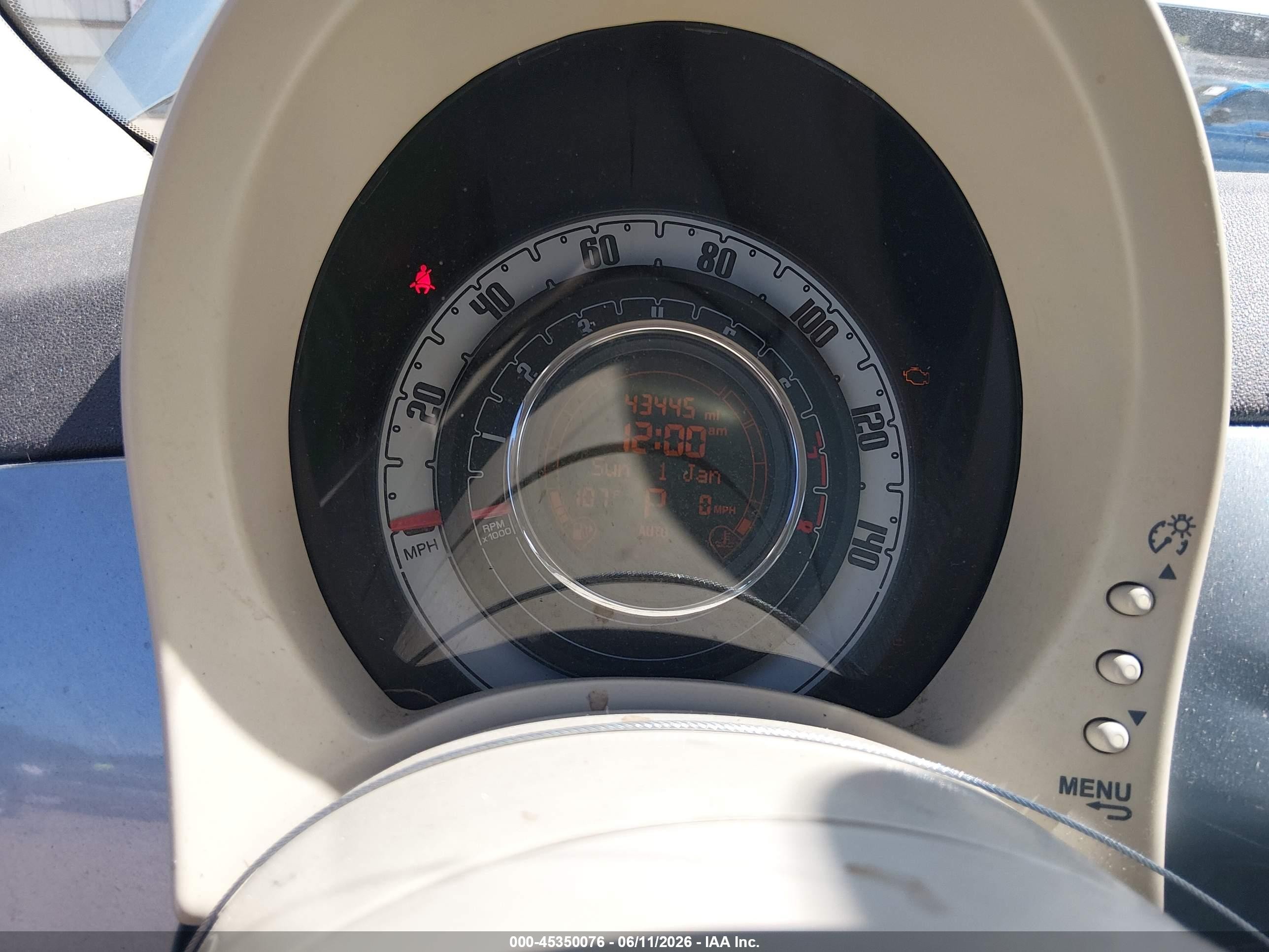 2014 Fiat 500 Pop Blue vin: 3C3CFFAR9ET169301