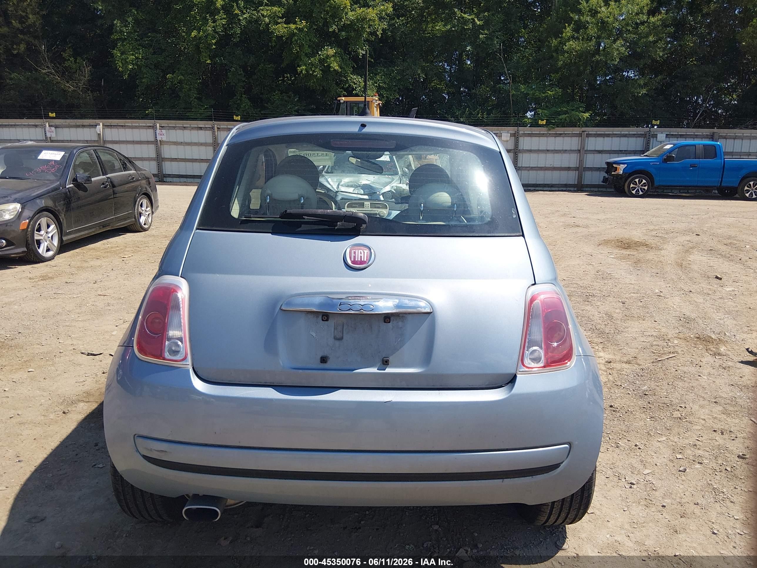 2014 Fiat 500 Pop Blue vin: 3C3CFFAR9ET169301