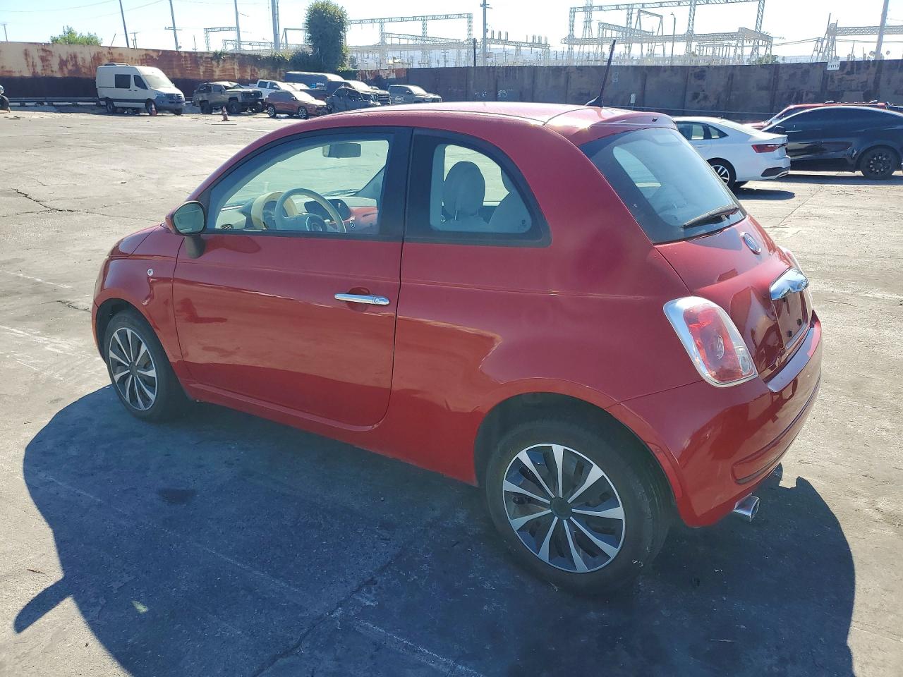 2012 Fiat 500 Pop Red vin: 3C3CFFARXCT127684