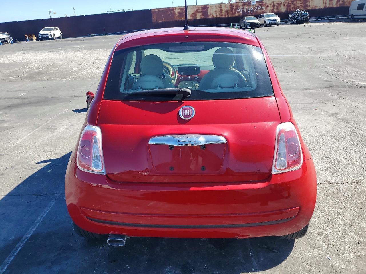 2012 Fiat 500 Pop Red vin: 3C3CFFARXCT127684