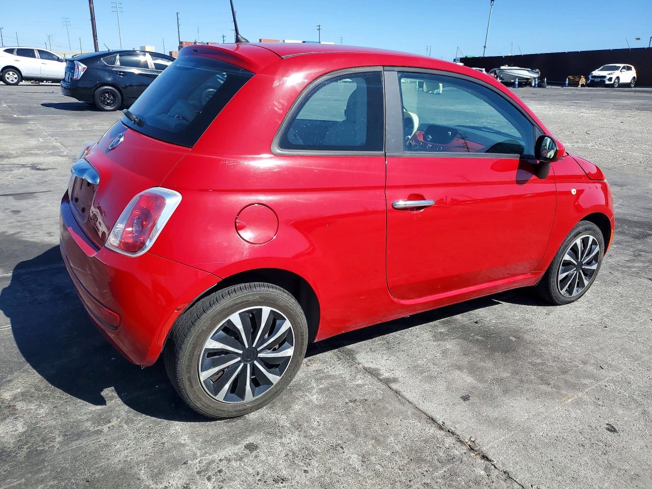 2012 Fiat 500 Pop Red vin: 3C3CFFARXCT127684