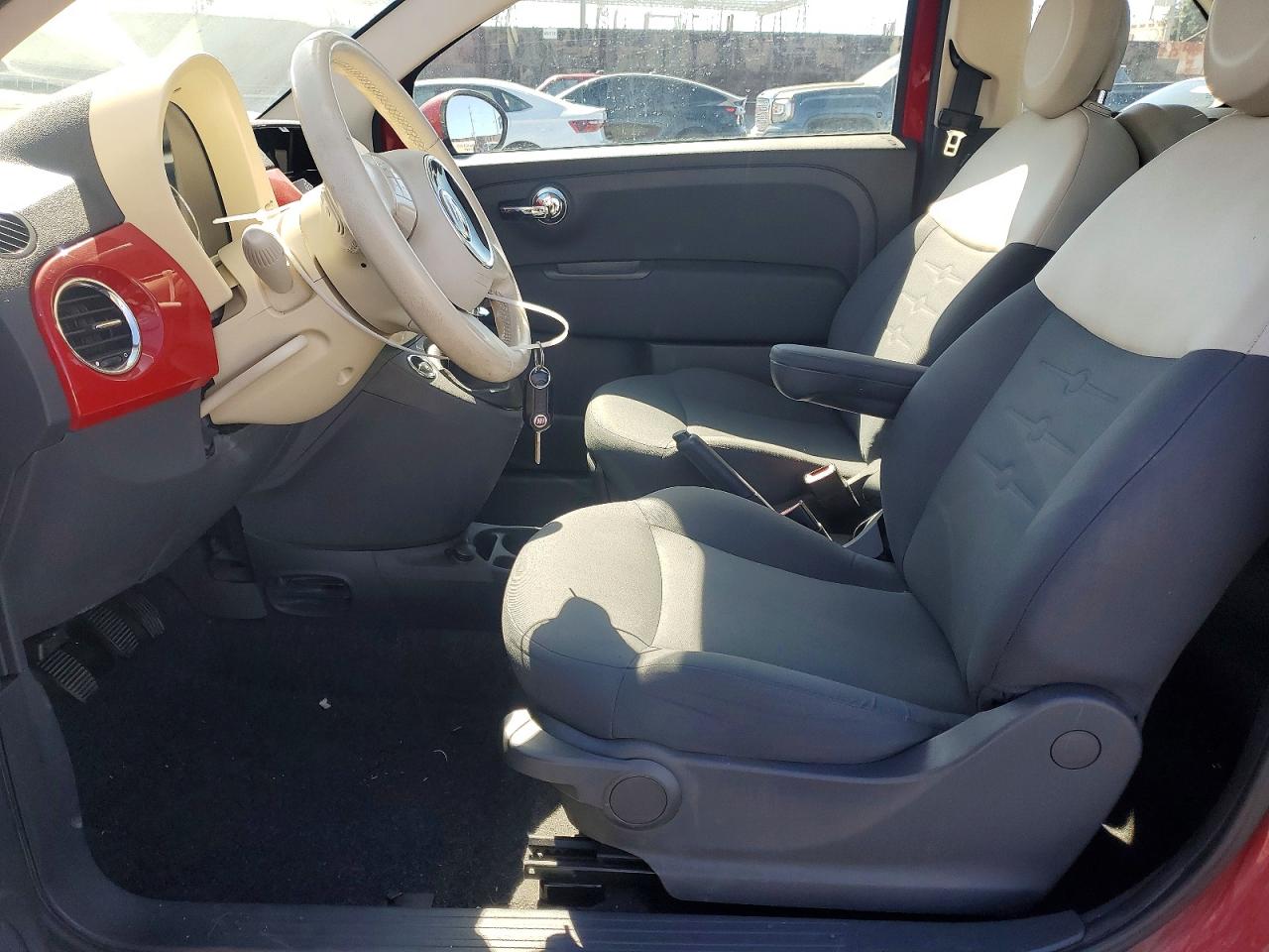 2012 Fiat 500 Pop Red vin: 3C3CFFARXCT127684