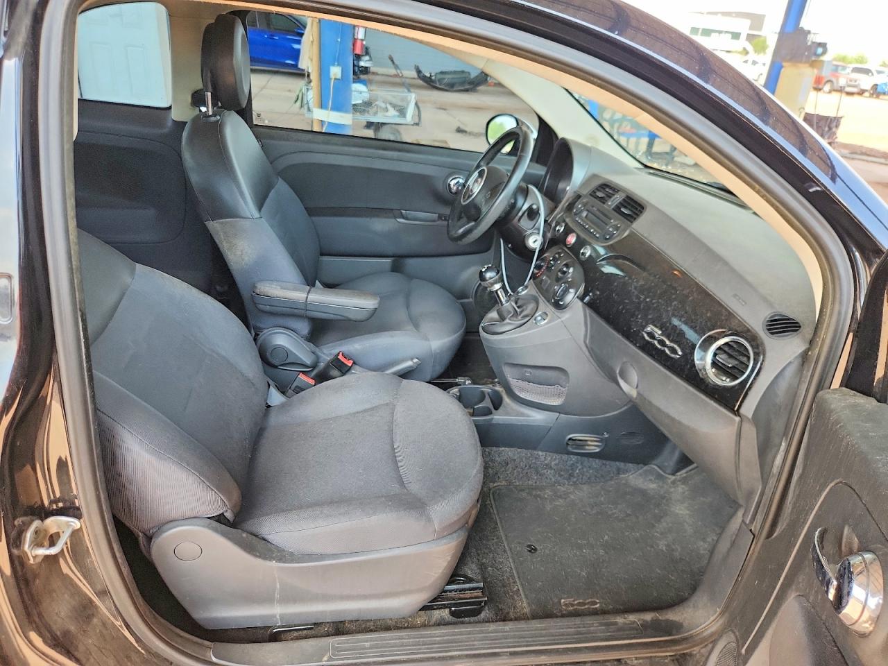 2012 Fiat 500 Pop Черный vin: 3C3CFFARXCT295423