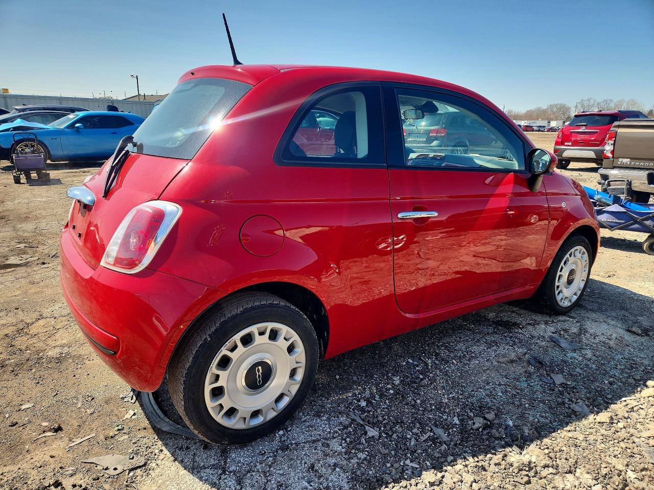 2014 Fiat 500 Pop Red vin: 3C3CFFARXET221728