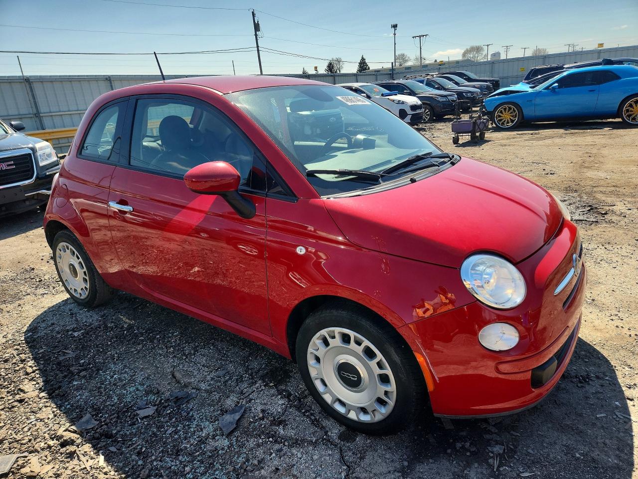 2014 Fiat 500 Pop Red vin: 3C3CFFARXET221728