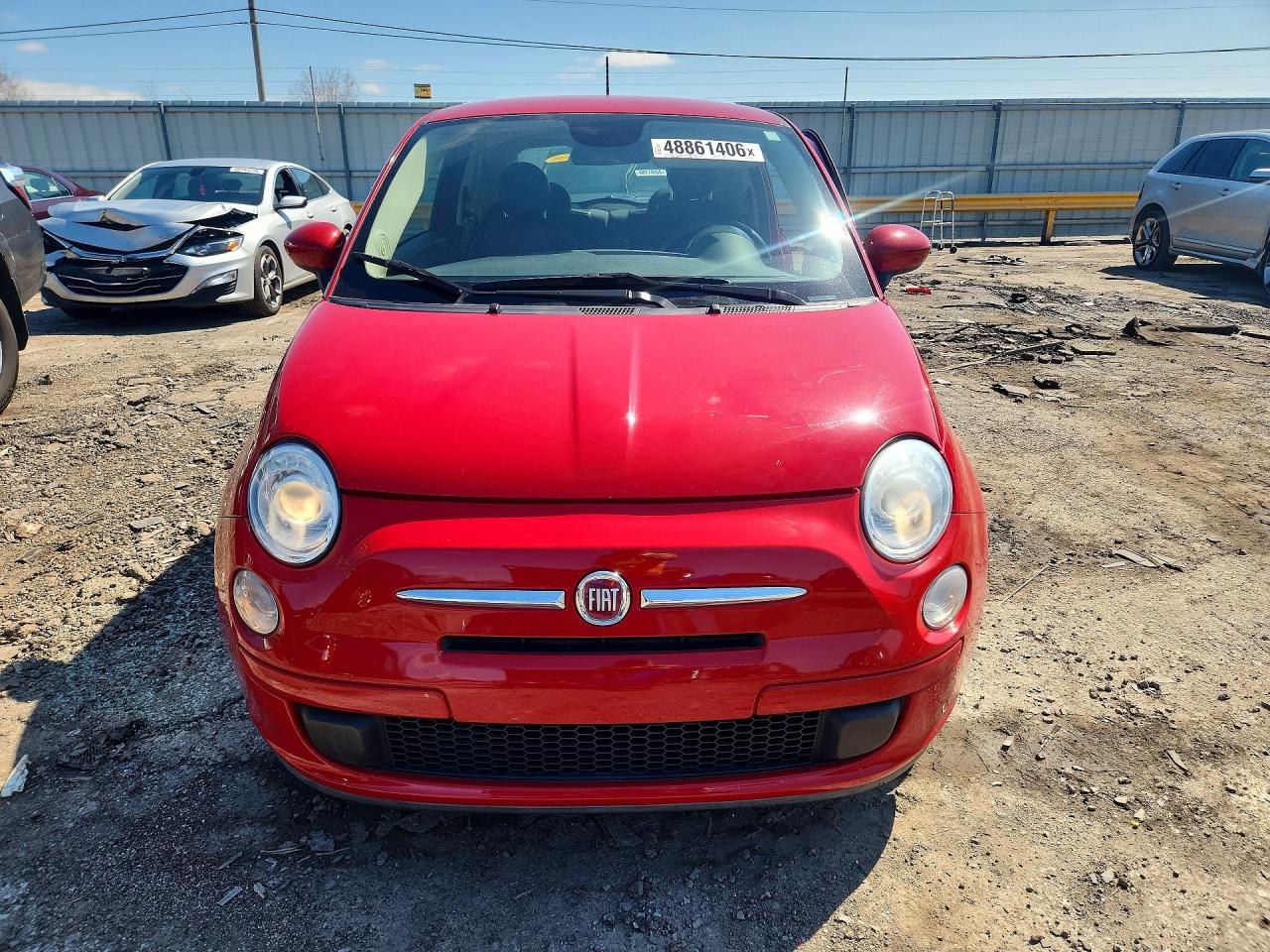 2014 Fiat 500 Pop Red vin: 3C3CFFARXET221728