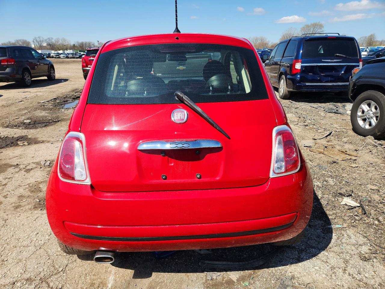 2014 Fiat 500 Pop Red vin: 3C3CFFARXET221728