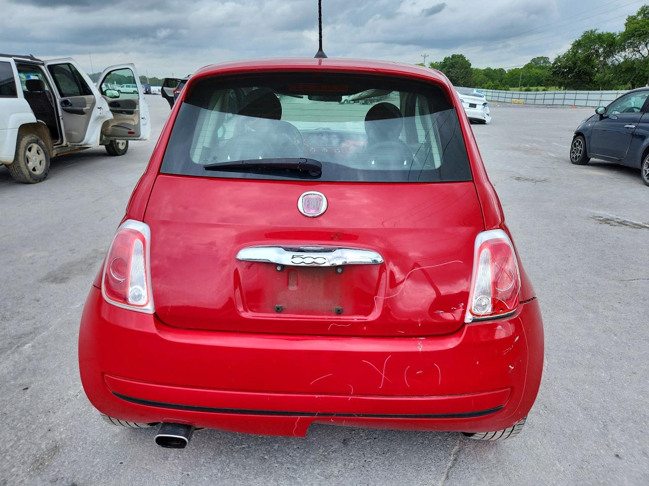 2014 Fiat 500 Pop Red vin: 3C3CFFARXET248914