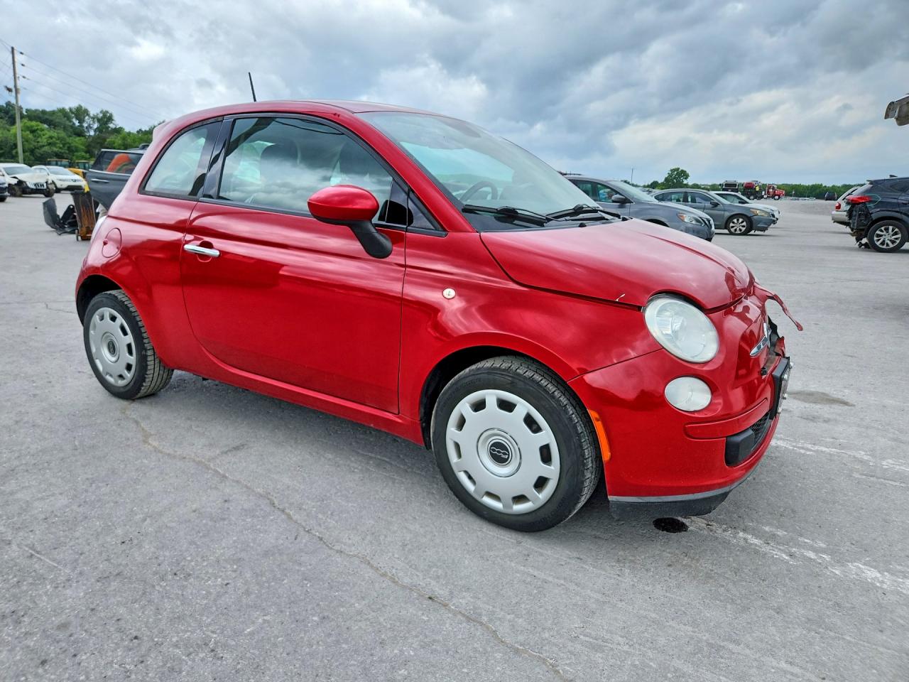 2014 Fiat 500 Pop Red vin: 3C3CFFARXET248914