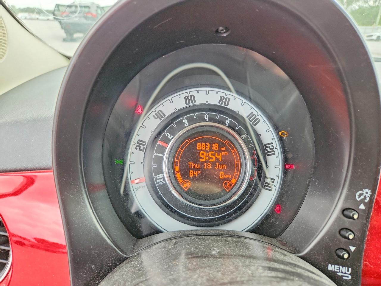 2014 Fiat 500 Pop Red vin: 3C3CFFARXET248914