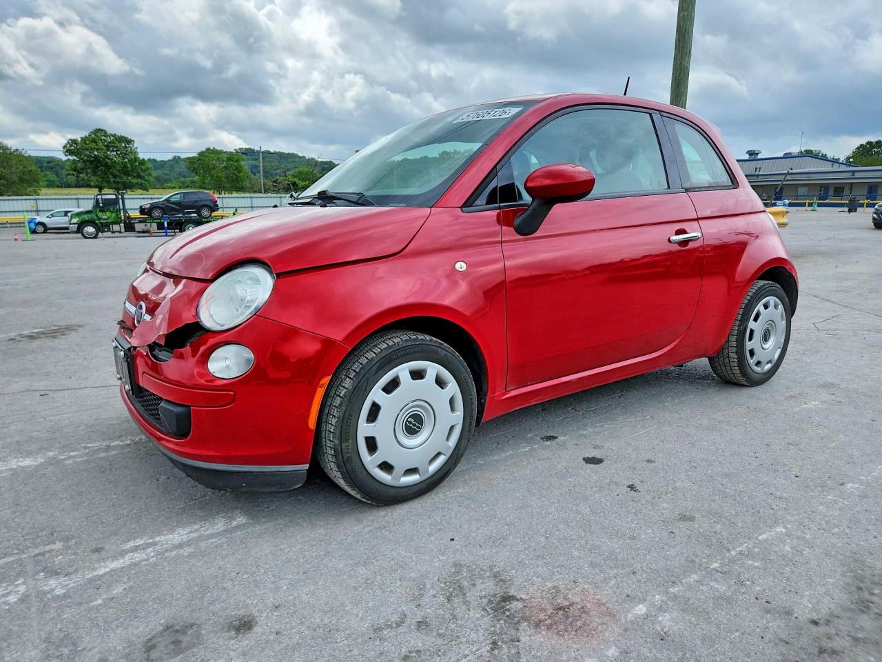 2014 Fiat 500 Pop Red vin: 3C3CFFARXET248914
