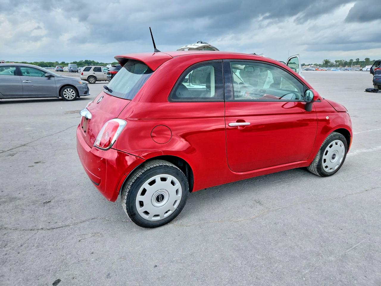 2014 Fiat 500 Pop Red vin: 3C3CFFARXET248914