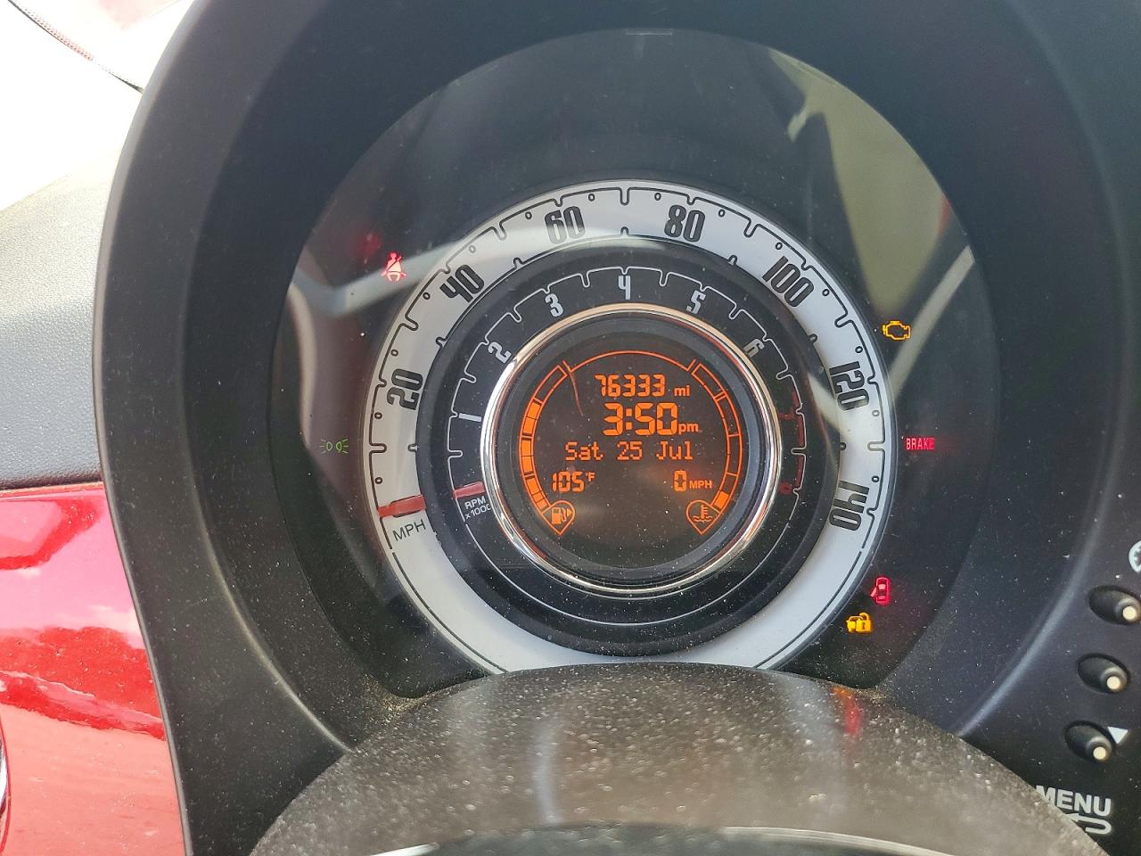 2014 Fiat 500 Pop Red vin: 3C3CFFARXET263428