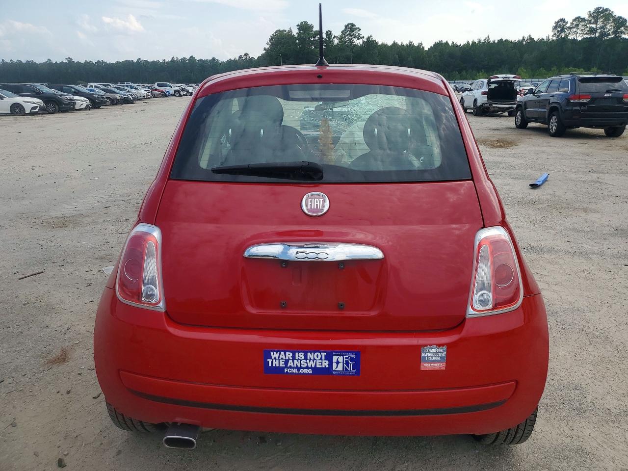 2014 Fiat 500 Pop Red vin: 3C3CFFARXET263428