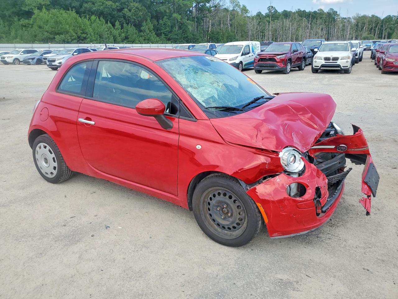 2014 Fiat 500 Pop Red vin: 3C3CFFARXET263428
