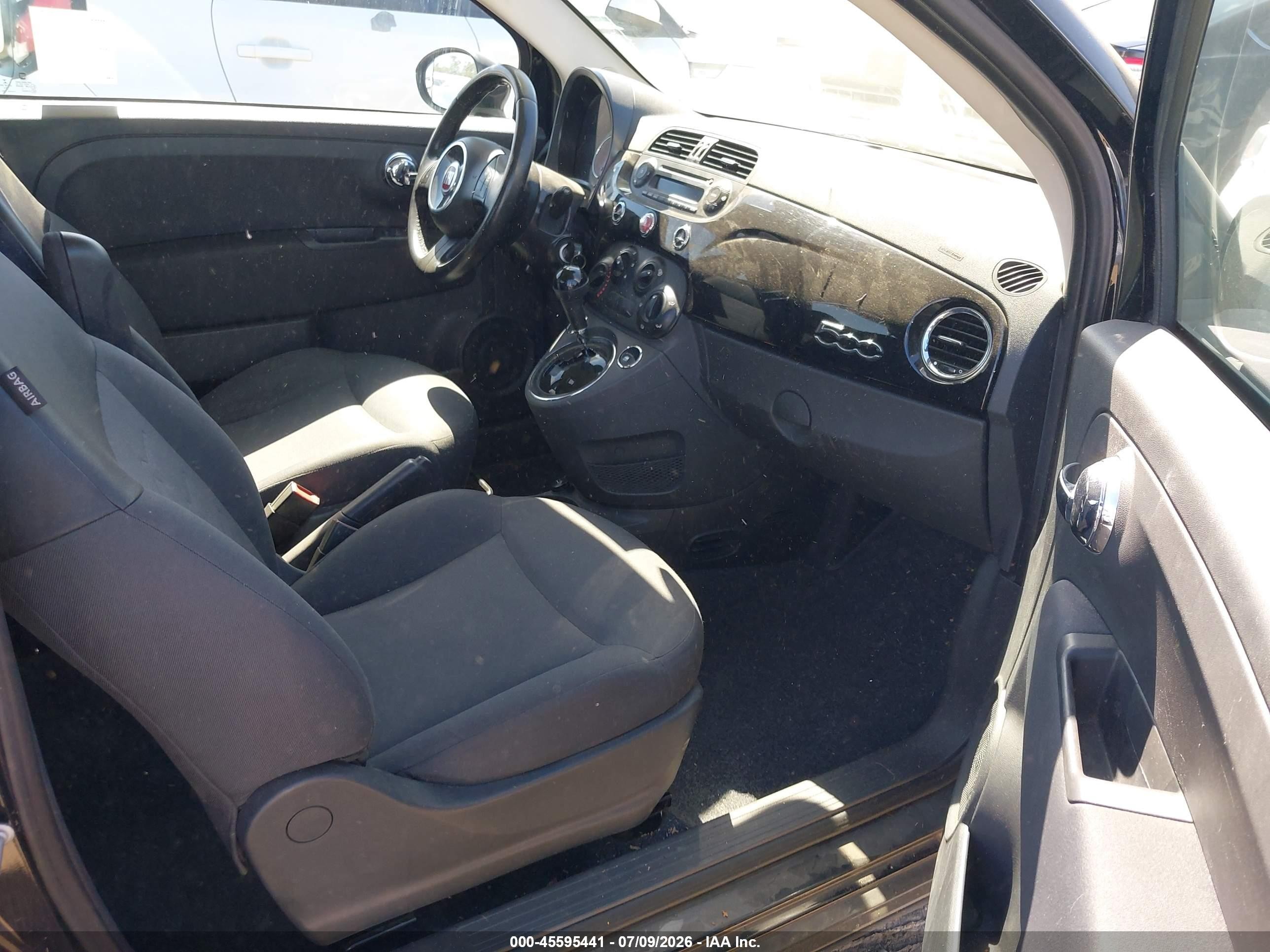 2014 Fiat 500 Pop Black vin: 3C3CFFARXET294050