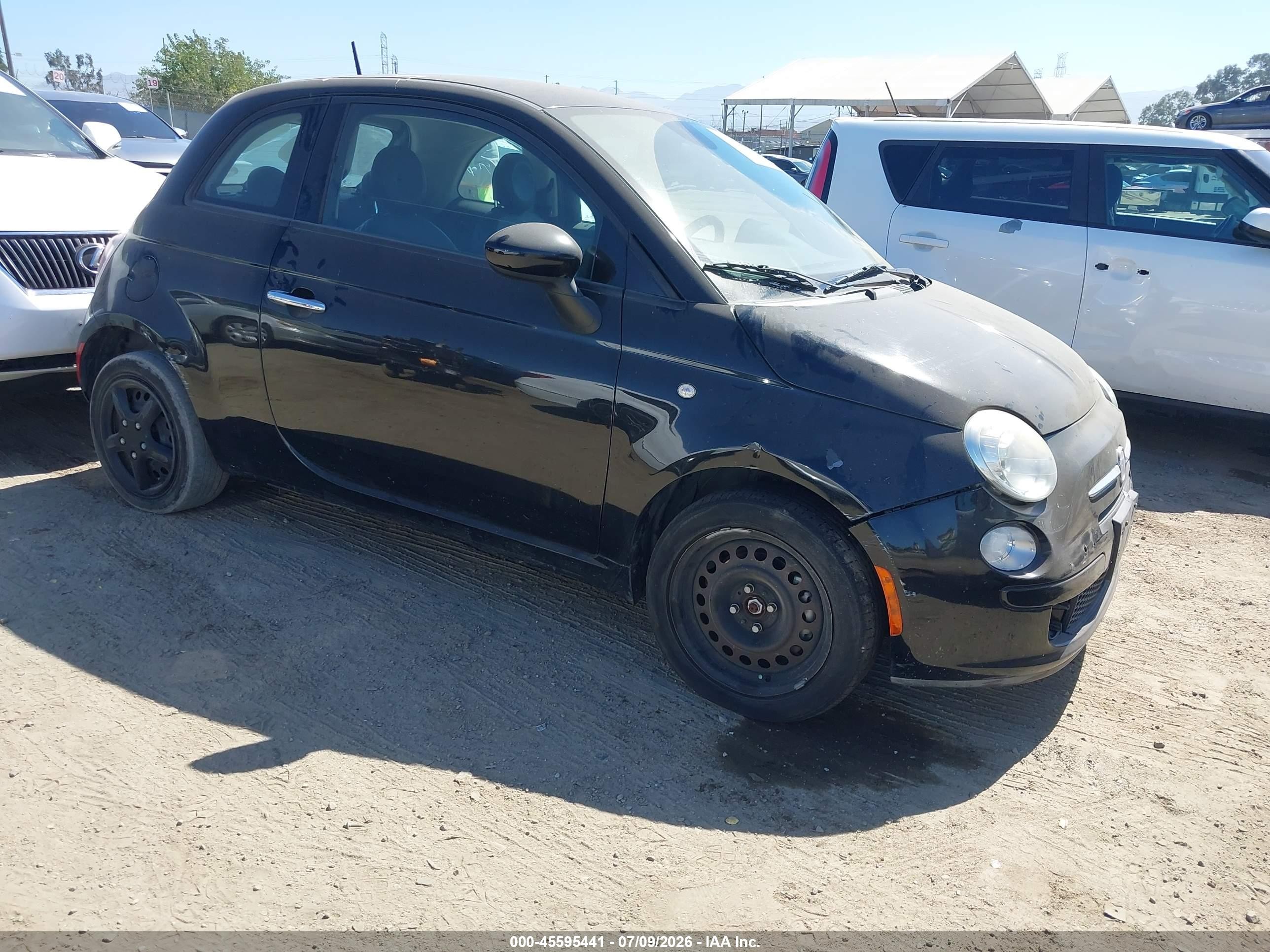 2014 Fiat 500 Pop Черный vin: 3C3CFFARXET294050