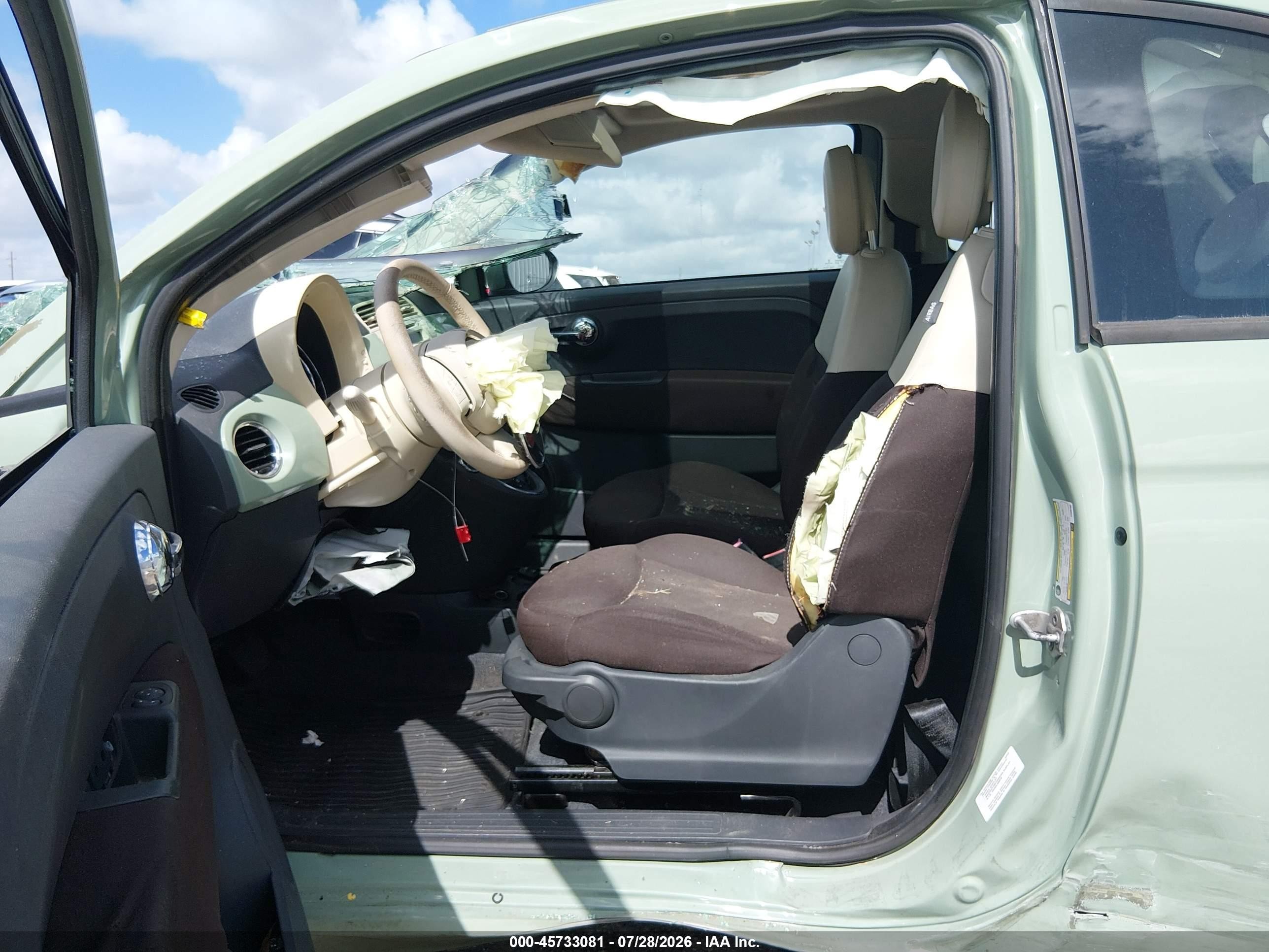 2015 Fiat 500 Pop Green vin: 3C3CFFARXFT508133