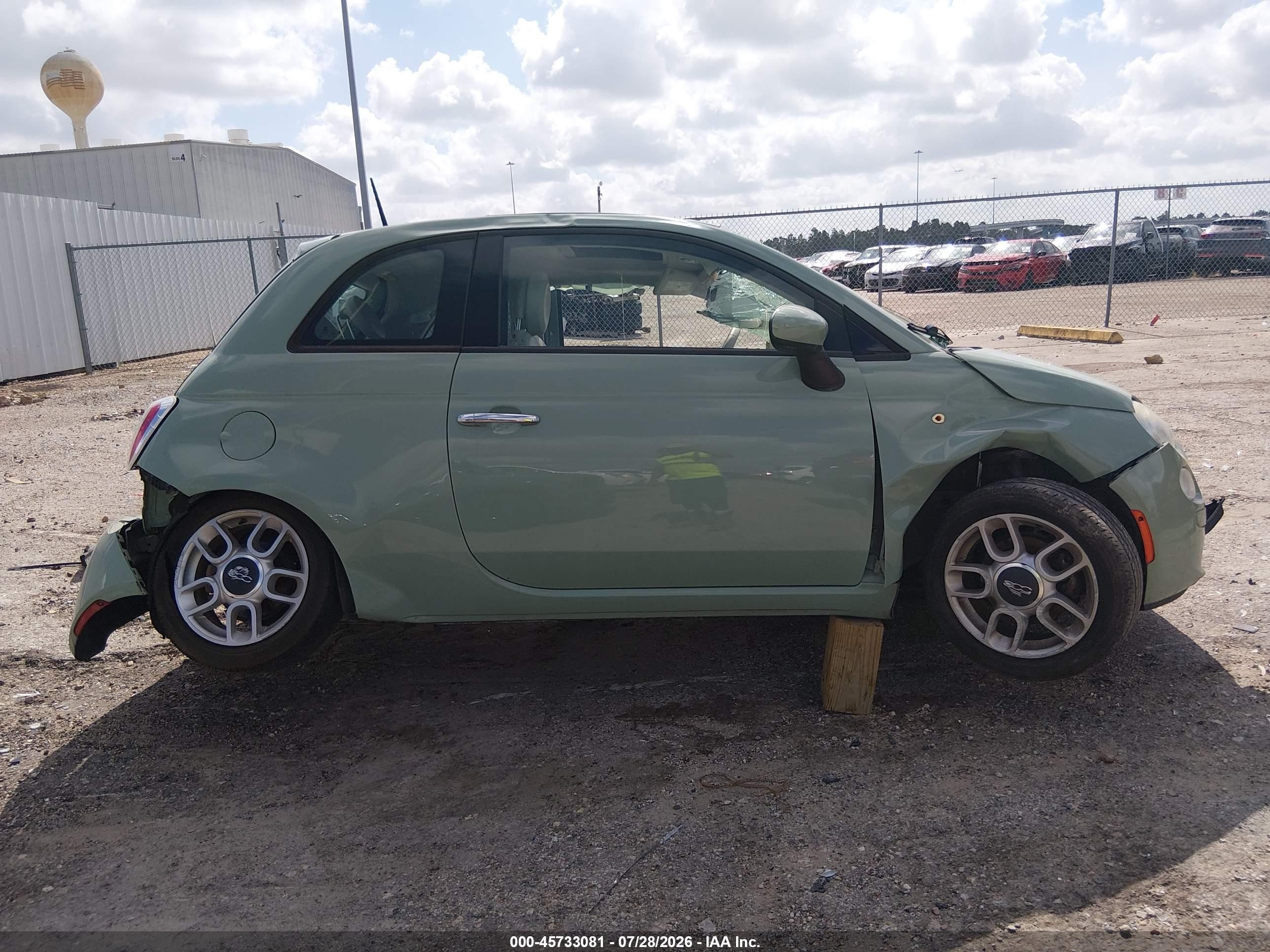 2015 Fiat 500 Pop Green vin: 3C3CFFARXFT508133